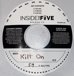 Inside The Five Brewing Kilt On February 2023