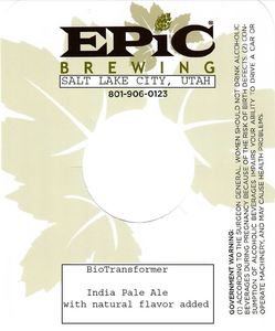 Epic Brewing Biotransformer February 2023