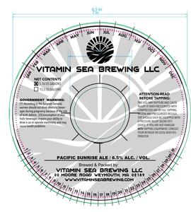 Vitamin Sea Brewing Pacific Sunrise February 2023