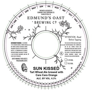 Edmund's Oast Brewing Co. Sun Kissed February 2023