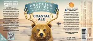Anderson Valley Brewing Company Coastal Ale February 2023