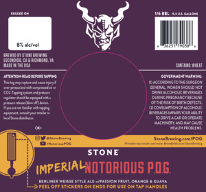 Stone Imperial Notorious P.o.g. February 2023