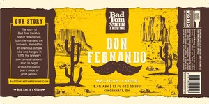 Bad Tom Smith Brewing Don Fernando February 2023