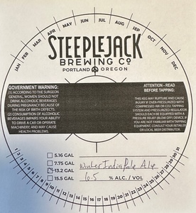 Steeplejack Brewing Co. Winter India Pale Ale
