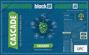 Block 15 Brewing Co. Cascade Selection Series IPA
