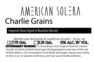 American Solera Charlie Grains February 2023