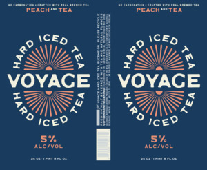 Voyage Hard Iced Tea Peach And Tea