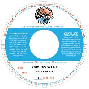 Brew And Feed Zoom Hazy Pale Ale February 2023