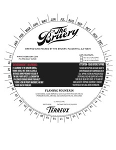 Bruery Terreux Flaming Fountain February 2023