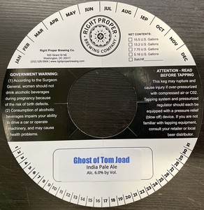 Right Proper Brewing Ghost Of Tom Joad India Pale Ale