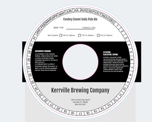 Kerrville Brewing Company Cowboy Comet India Pale Ale February 2023
