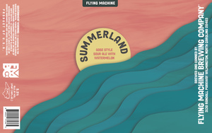 Flying Machine Brewing Company Summerland Gose Style Ale With Watermelon February 2023