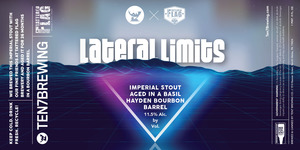 Lateral Limits Imperial Stout Aged In Basil Hayden Bourbon Barrel February 2023