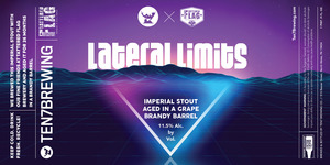Lateral Limits Imperial Stout Aged In Grape Brandy Barrel February 2023