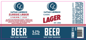 Captain Lawrence Brewing Company Classic Lager March 2023