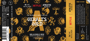 Athletic Brewing Company Geralt's Gold February 2023