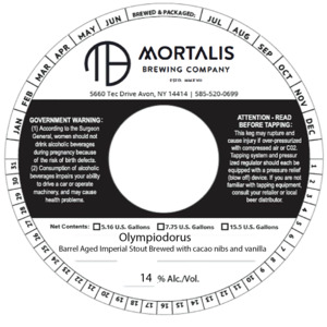 Mortalis Brewing Company Olympiodorus