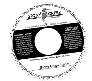Stony Creek Brewery LLC Stony Creek Lager