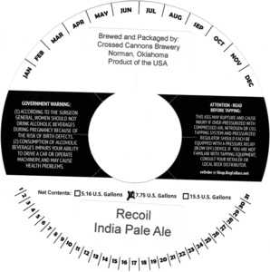 Crossed Cannons Brewery Recoil February 2023