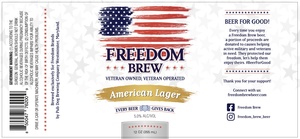 Freedom Brands American Lager February 2023