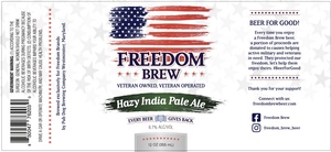 Freedom Brands Hazy IPA February 2023