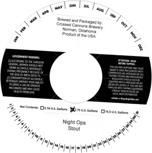 Crossed Cannons Brewery Night Ops