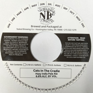 Naked Brewing Co. Cats In The Cradle February 2023