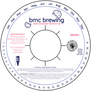 Bmc Brewing Witty Heart Song Wit Ale