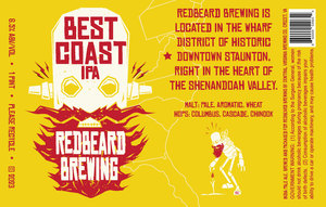 Redbeard Brewing Best Coast IPA February 2023