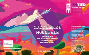 United Brewing Company Zazzberry Mountain March 2023