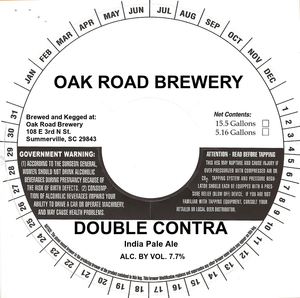 Oak Road Brewery Double Contra February 2023