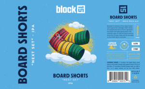 Block 15 Brewing Co. Board Shorts "next Set"