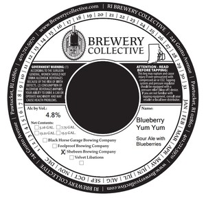Shebeen Brewing Company Blueberry Yum Yum February 2023