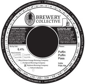 Shebeen Brewing Company Puffin Puffin Pass February 2023