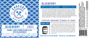 Cascade Brewing Blueberry February 2023