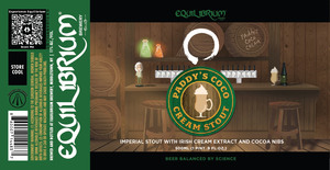 Equilibrium Brewery Paddy's Coco Cream Stout February 2023