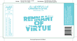 Southern Grist Brewing Co Remnant Of Virtue