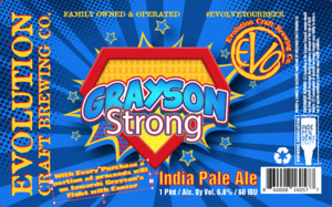 Evolution Craft Brewing Co. Grayson Strong