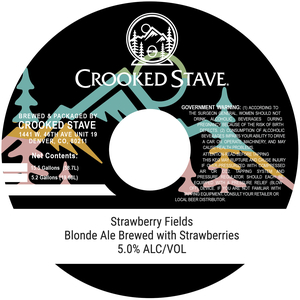 Crooked Stave Strawberry Fields March 2023