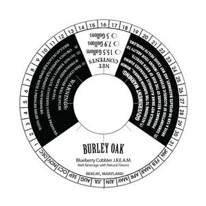 Burley Oak Blueberry Cobbler J.r.e.a.m. March 2023