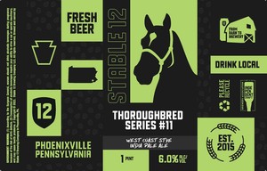 Stable 12 Brewing Company Thoroughbred Series #11 March 2023
