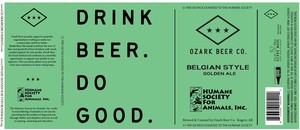 Ozark Beer Co. Belgian Style Golden Ale