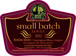 Russian River Brewing Company Intinction March 2023