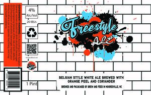 Brew And Feed Freestyle Ale Belgian Style White Ale March 2023