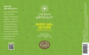 Urban Artifact Soursop, Basil, And Lemon March 2023