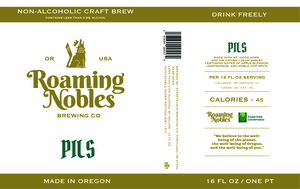 Roaming Nobles Brewing Co. Pils