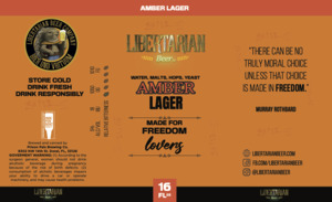 Prison Pals Brewing Co Libertaria Amber Lager