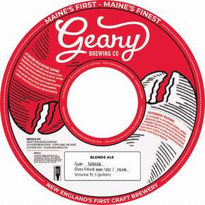 Geary Brewing Co Blonde Ale March 2023