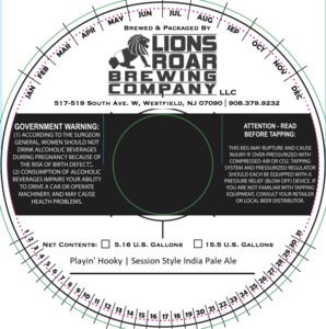 Lions Roar Brewing Company Playin' Hooky March 2023