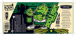 Nebraska Brewing Company Pickle Fight Ale April 2023